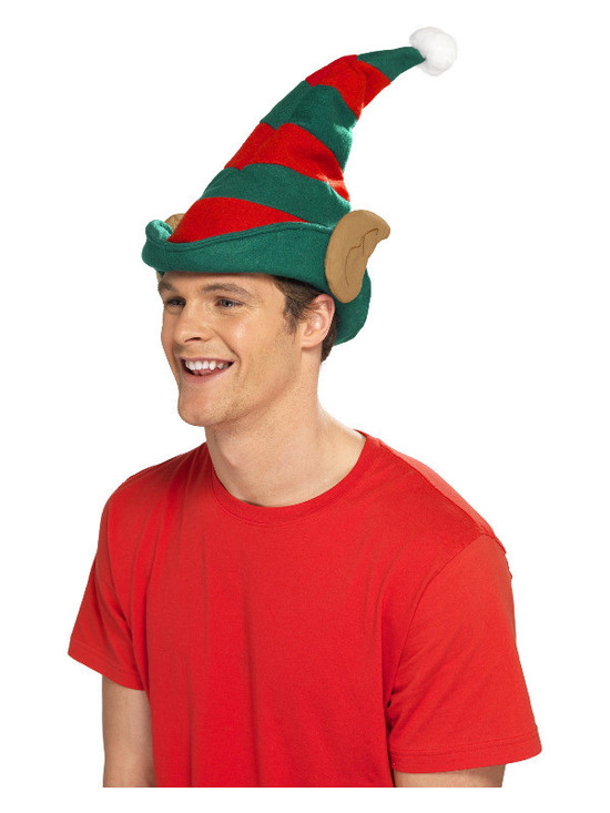 Elf Hat, Red & Green