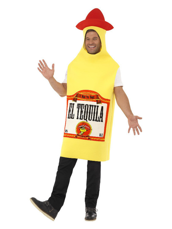 Tequila Bottle Costume, Yellow