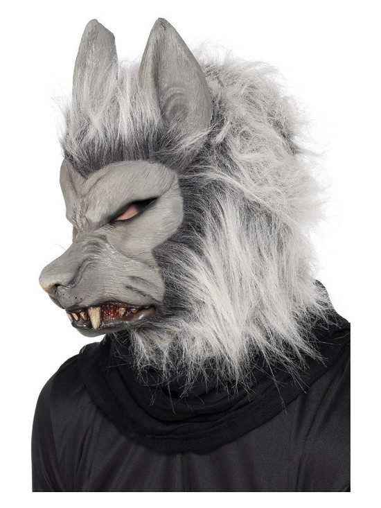 Werewolf Latex Mask, Grey