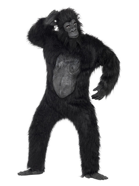 Deluxe Gorilla Costume, Black