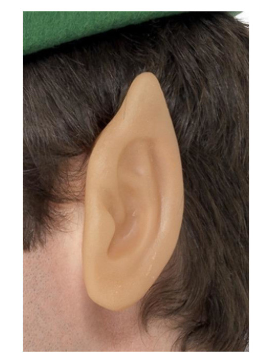 Soft Vinyl Pointed Elf Ears, Flesh