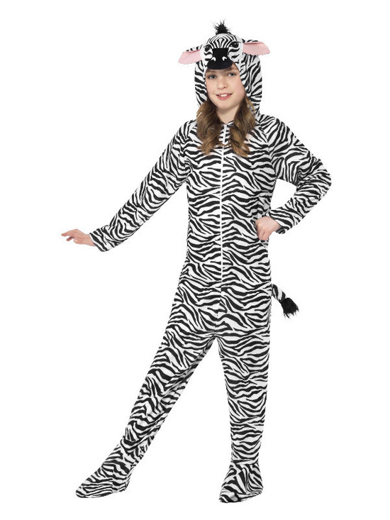 Zebra Costume, Black & White, Child