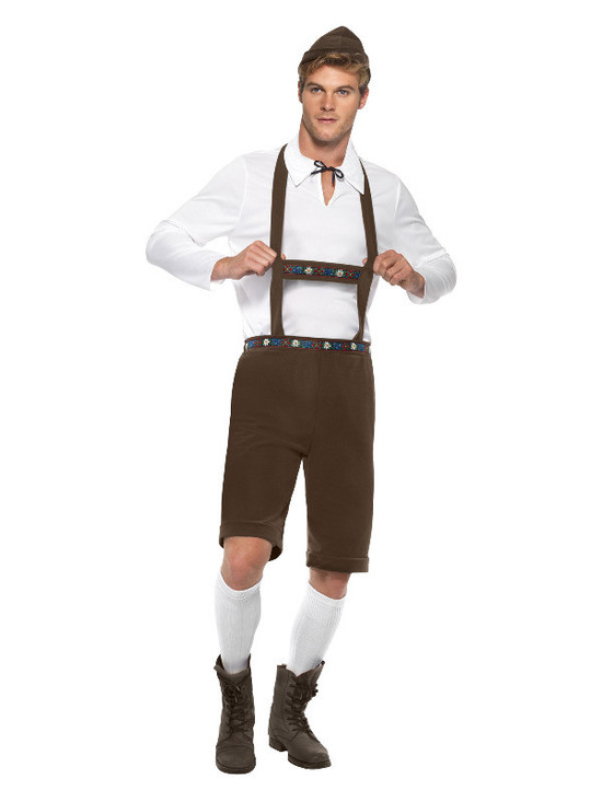 Bavarian Man Costume, Brown