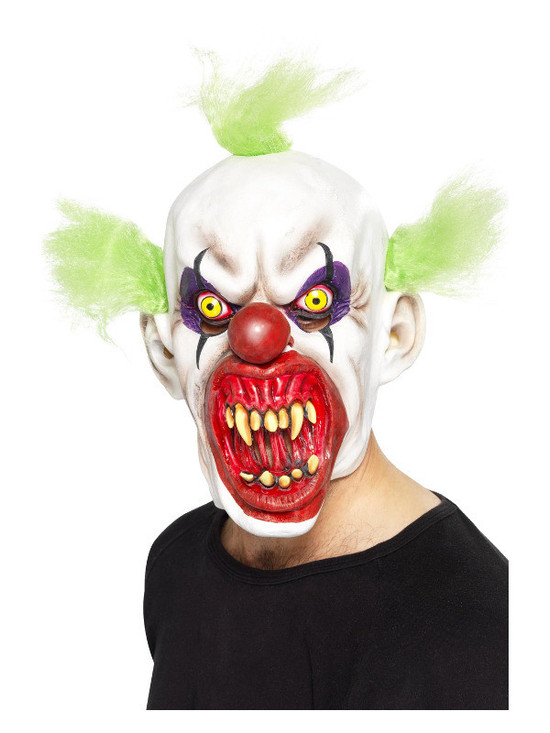 Sinister Clown Mask, White