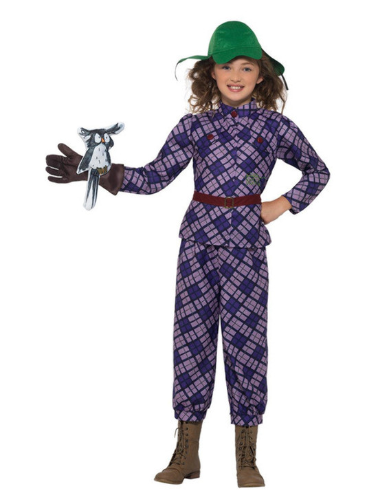 David Walliams Deluxe Awful Auntie Costume, Purple