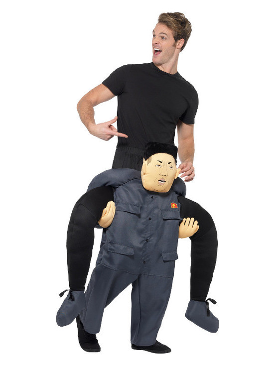 Piggyback Dictator Costume, Grey