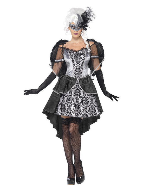 Dark Angel Masquerade Costume, Black