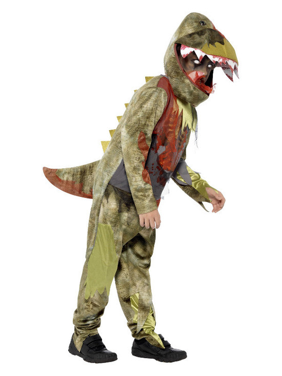 Deluxe Deathly Dinosaur Costume, Green