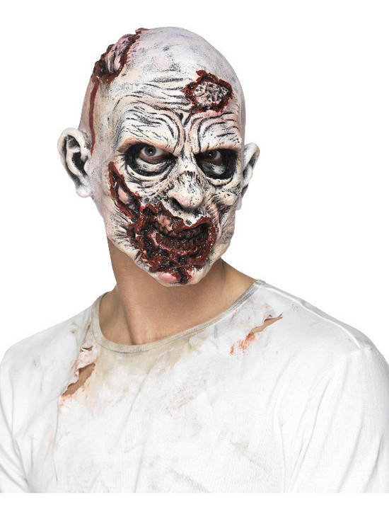 Zombie Mask, Foam Latex, Multi-Coloured
