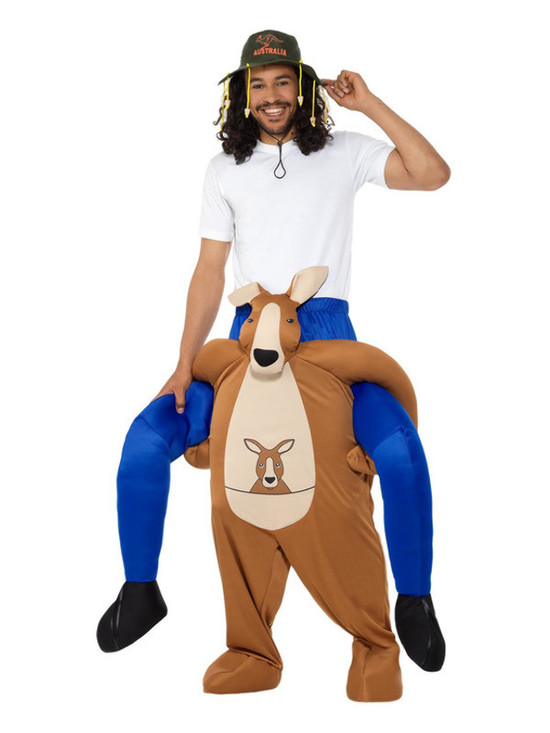 Piggyback Kangaroo Costume, Brown