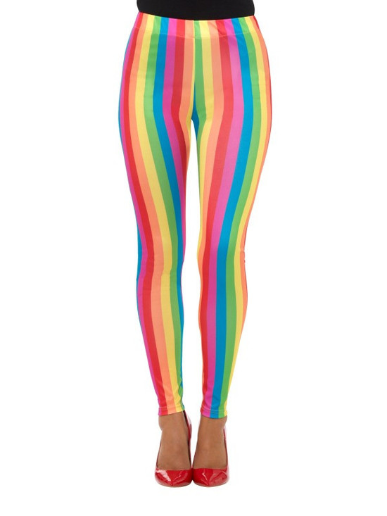 Rainbow Clown Leggings, Multi-Coloured