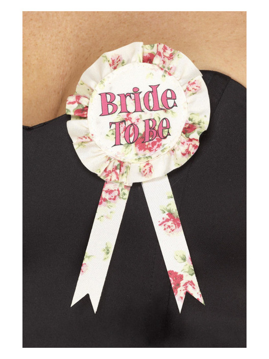 Vintage Bride to Be Rosette, Multi-Coloured