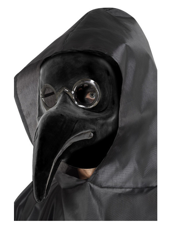 Authentic Plague Doctor Mask, Black