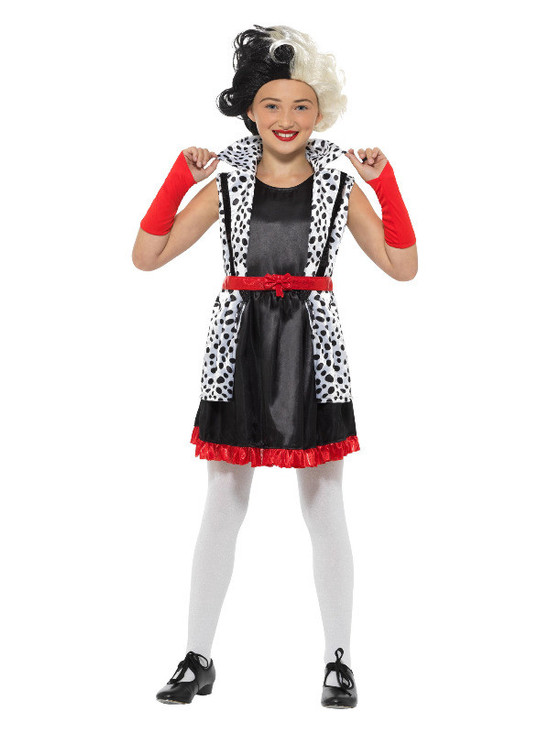 Evil Little Madame Costume, Black & White