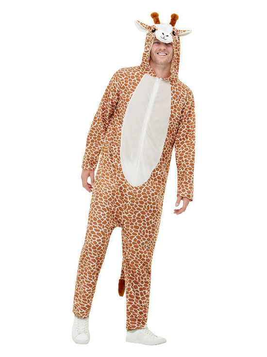 Giraffe Costume, Brown, Adult