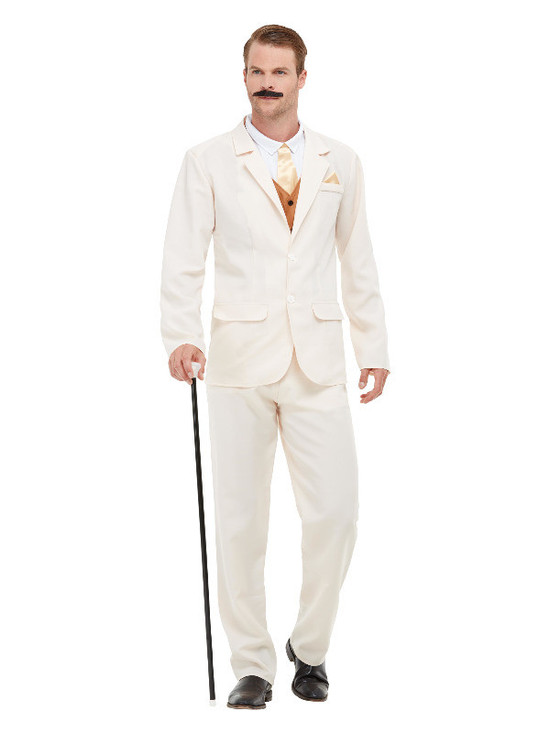 Roaring 20s Gent Costume, White