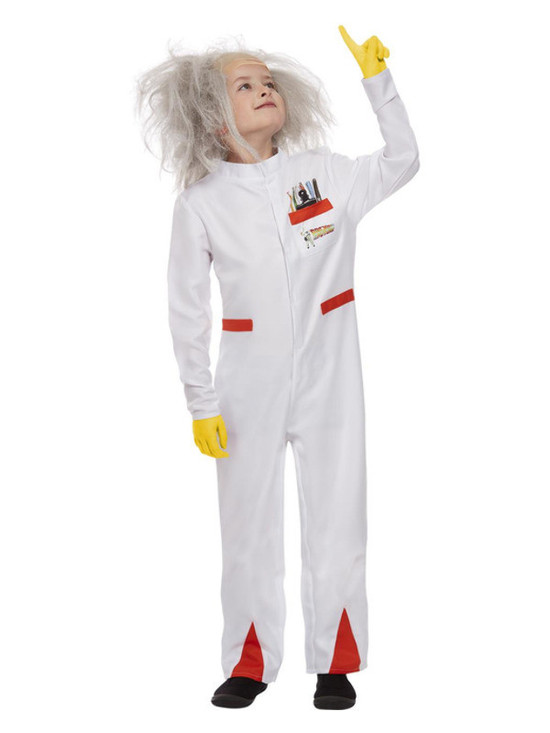 Back to the Future Doc Costume, White, Child