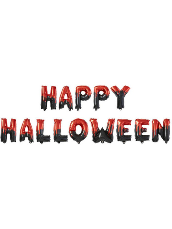 Happy Halloween Foil Balloon Letter Garland