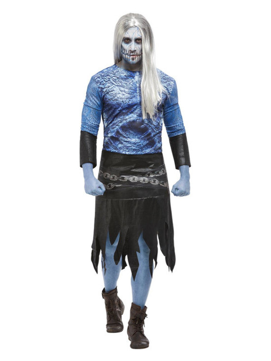 Winter Warrior Zombie Costume, Blue