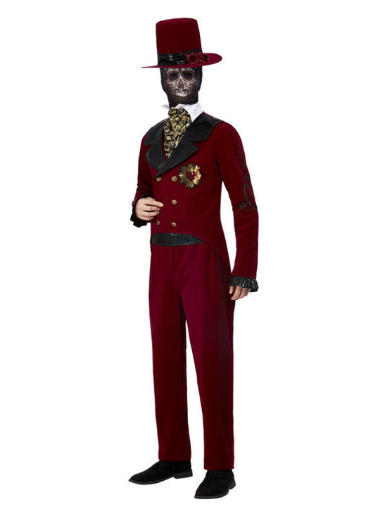 Deluxe DOTD Sacred Heart Groom Costume, Burgundy