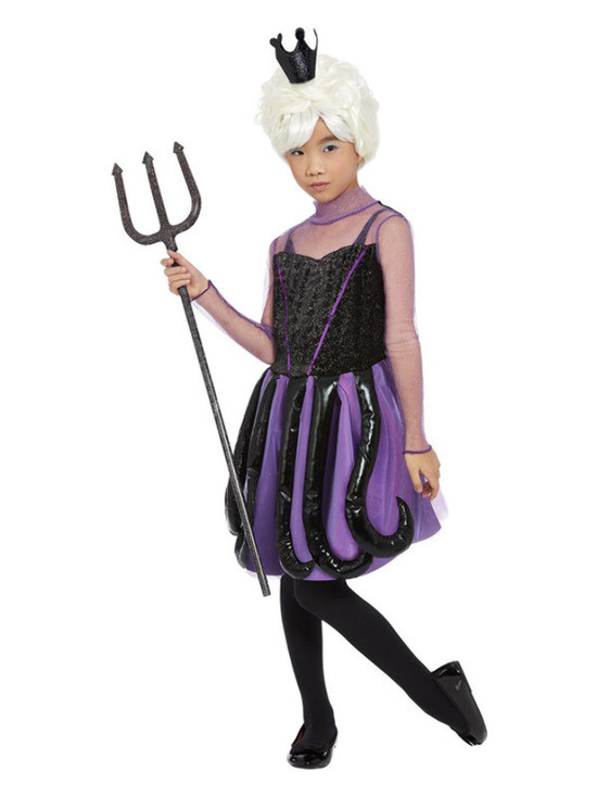 Evil Sea Witch Costume, Black, Child
