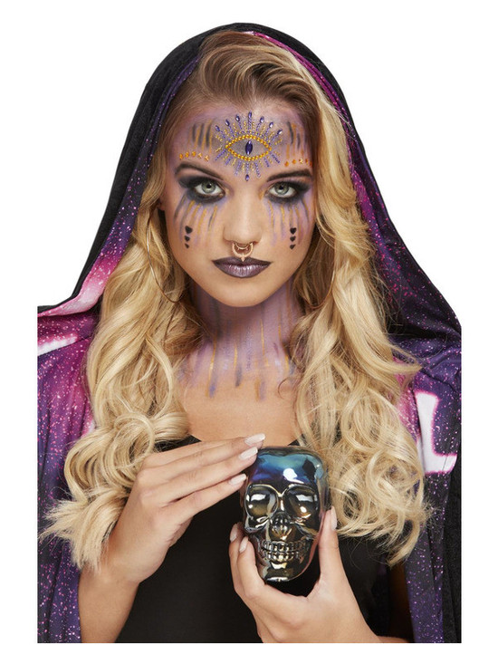 Smiffys Make-Up FX, Fortune Teller Kit, Aqua