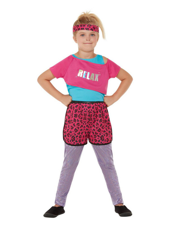 80s Relax Costume, Pink