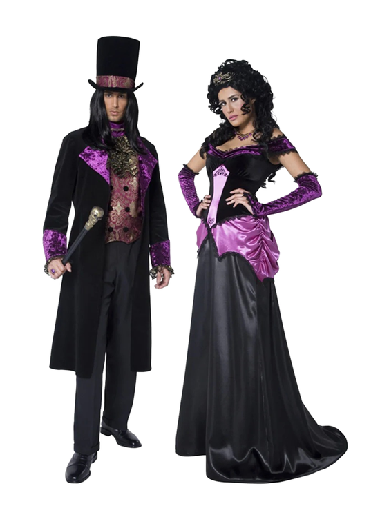 Gothic Count and Countess Couples Costume