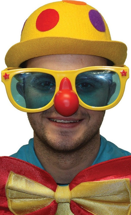 Mens Jumbo Clown Glasses