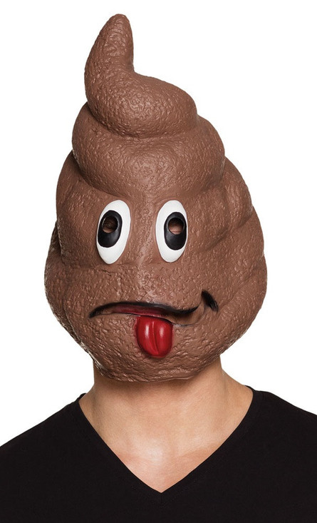 Adult Poo Fancy Dress Mask