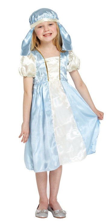 Girls Virgin Mary Fancy Dress Costume 1