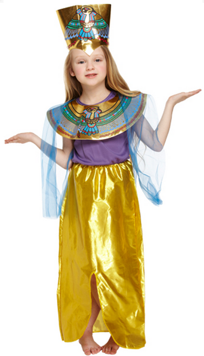 Girls Queen of the Nile Fancy Dress Costume