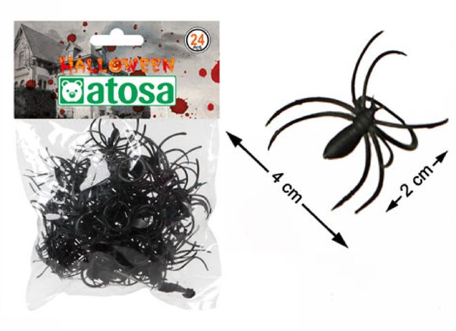 Spooky Spider Decorations X 24