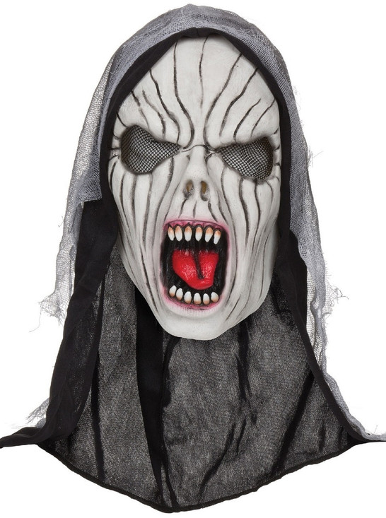 Adults Screaming Banshee Overhead Rubber Mask