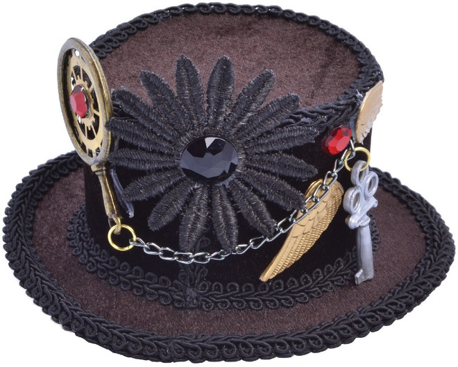 Ladies Steampunk Mini Hat