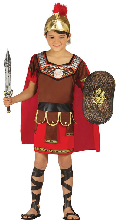 Boys Roman Centurion Fancy Dress Costume