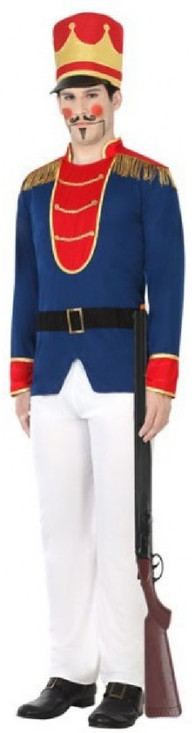 Mens Toy Soldier Fancy Dress Costume