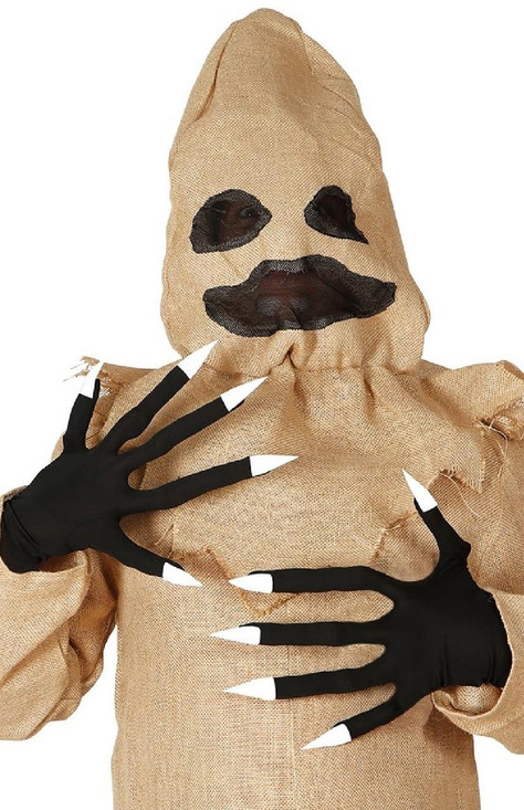 Adults Voodoo Fancy Dress Gloves