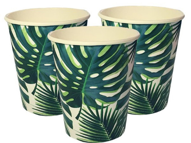 Tropical Palm Party Cups