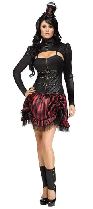 Ladies Steampunk Sally Fancy Dress Costume