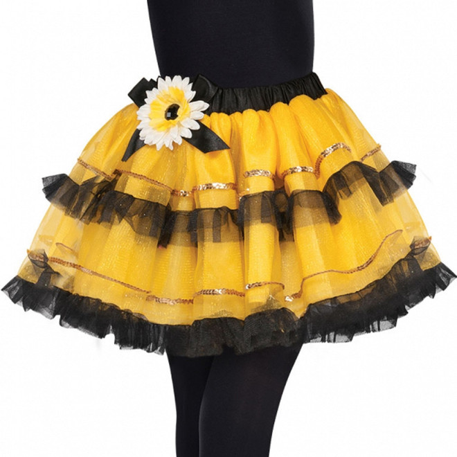 Girls Bumble Bee Fancy Dress Tutu