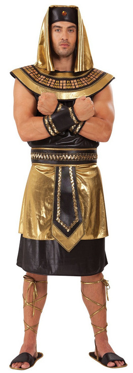 Mens Egyptian King Fancy Dress Costume