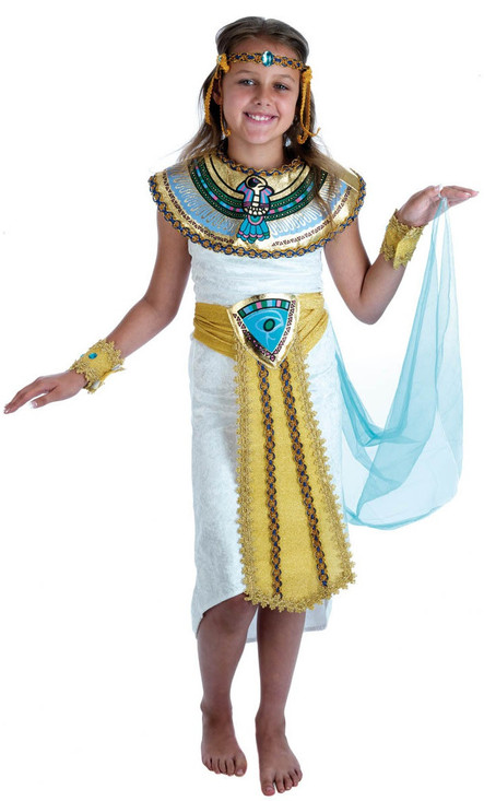 Girls Egyptian Fancy Dress Costume