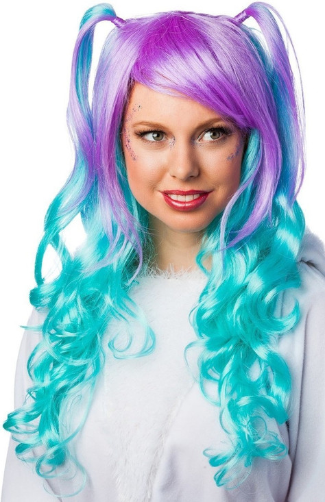 Ladies Long Ombre Fancy Dress Wig