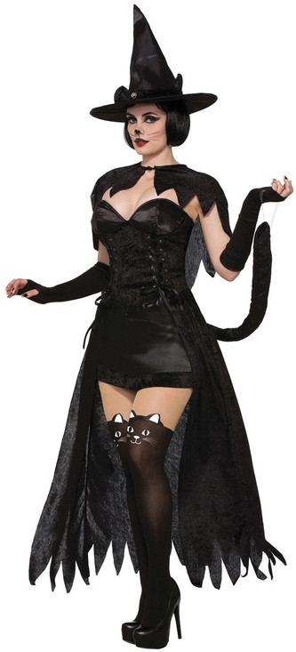Ladies Wicked Kitty Fancy Dress Costume