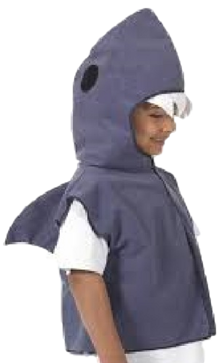 Child's Shark Tabard Fancy Dress Costume
