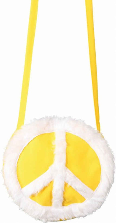 Adults Yellow Hippie Shoulder Bag