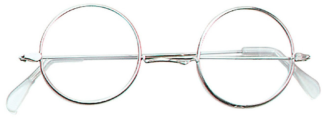 Adults Lens-less Circle Santa Claus Glasses