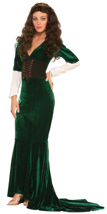 Ladies Medieval Princess Fancy Dress Costume