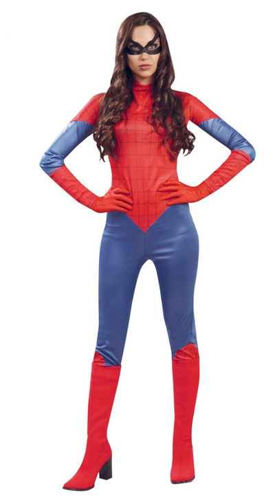 Ladies Spider Hero Fancy Dress Costume 2